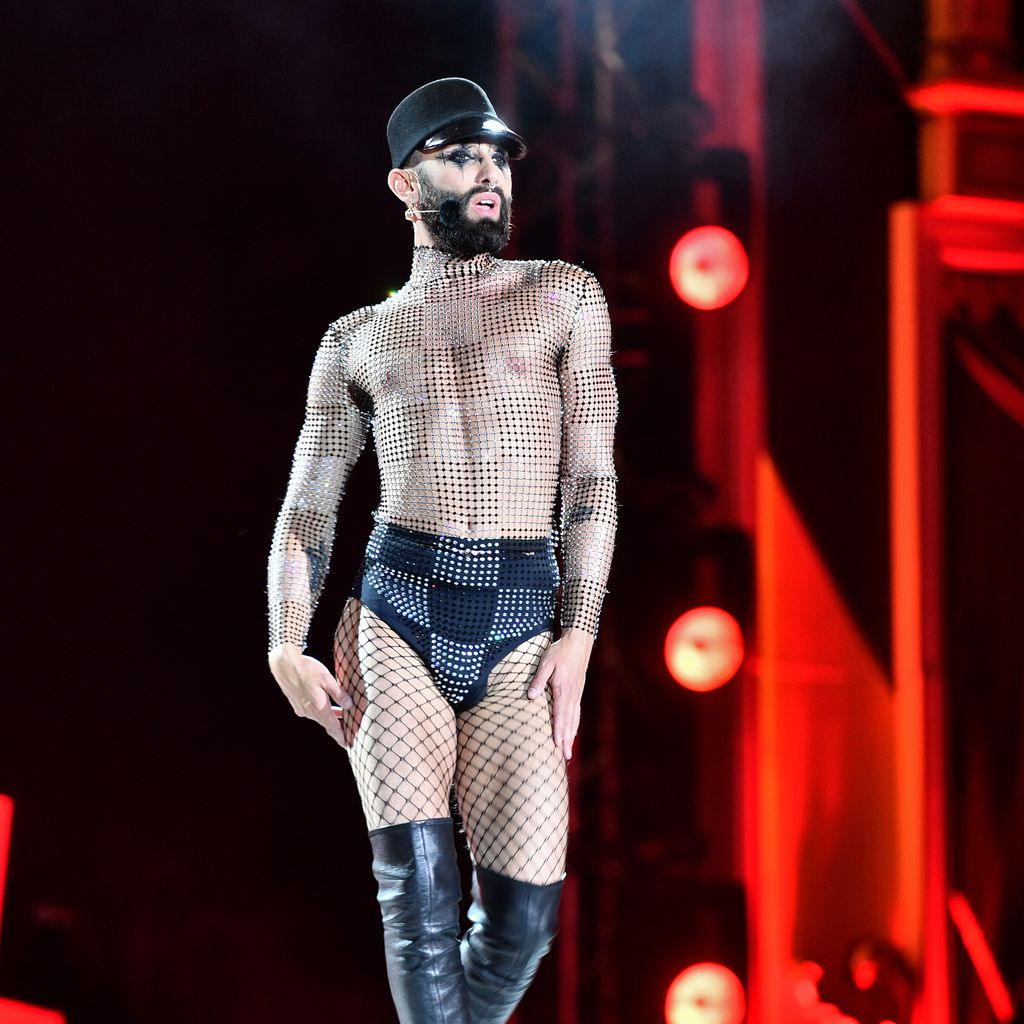 Conchita Wurst bei ihrem Auftritt beim Life Ball 2019