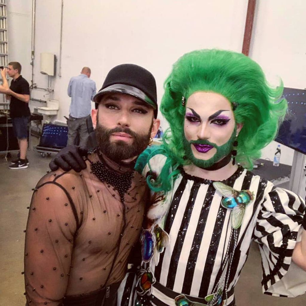Conchita Wurst und Bambi Mercury