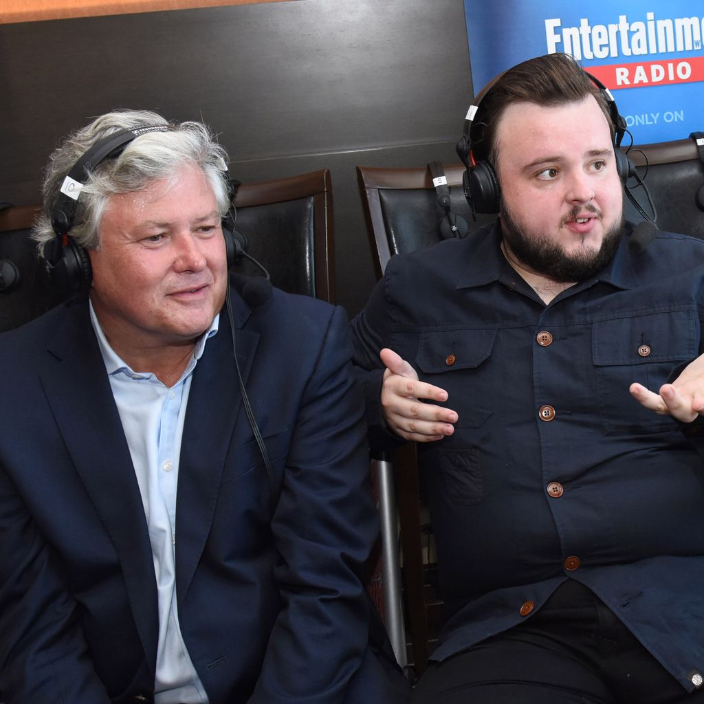 Conleth Hill und John Bradley bei einer Broadcast-Aufzeichnung auf der Comic-Con 2016