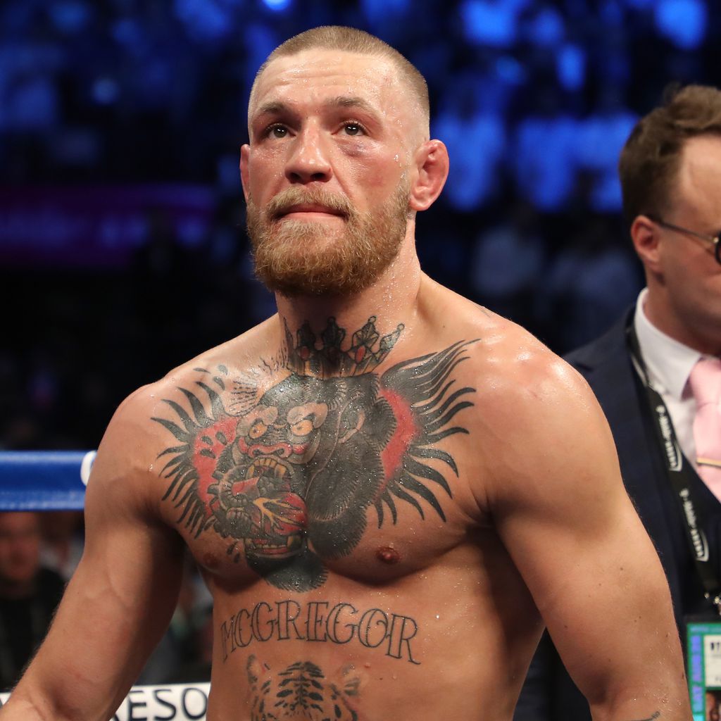Conor McGregor beim Kampf gegen Floyd Mayweather Jr. 2017