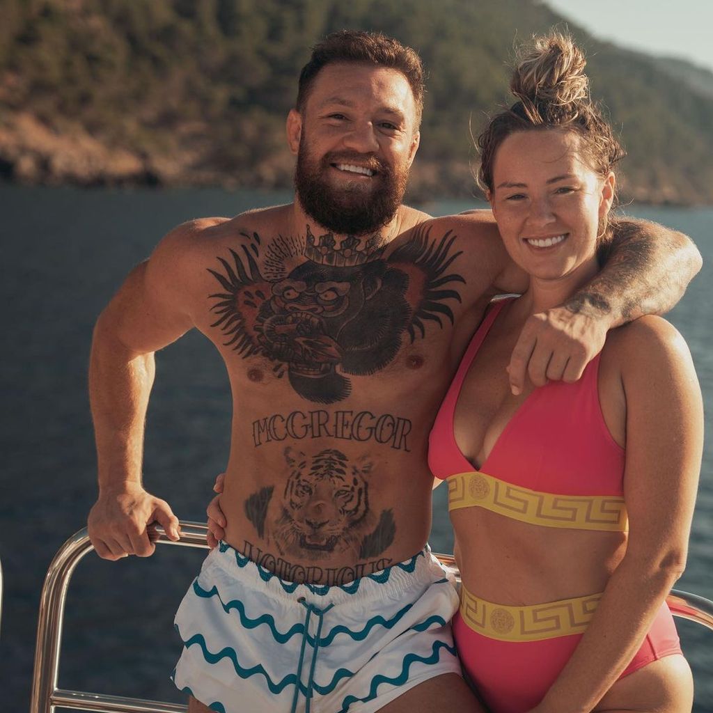 Conor McGregor mit seiner Verlobten Dee Devlin