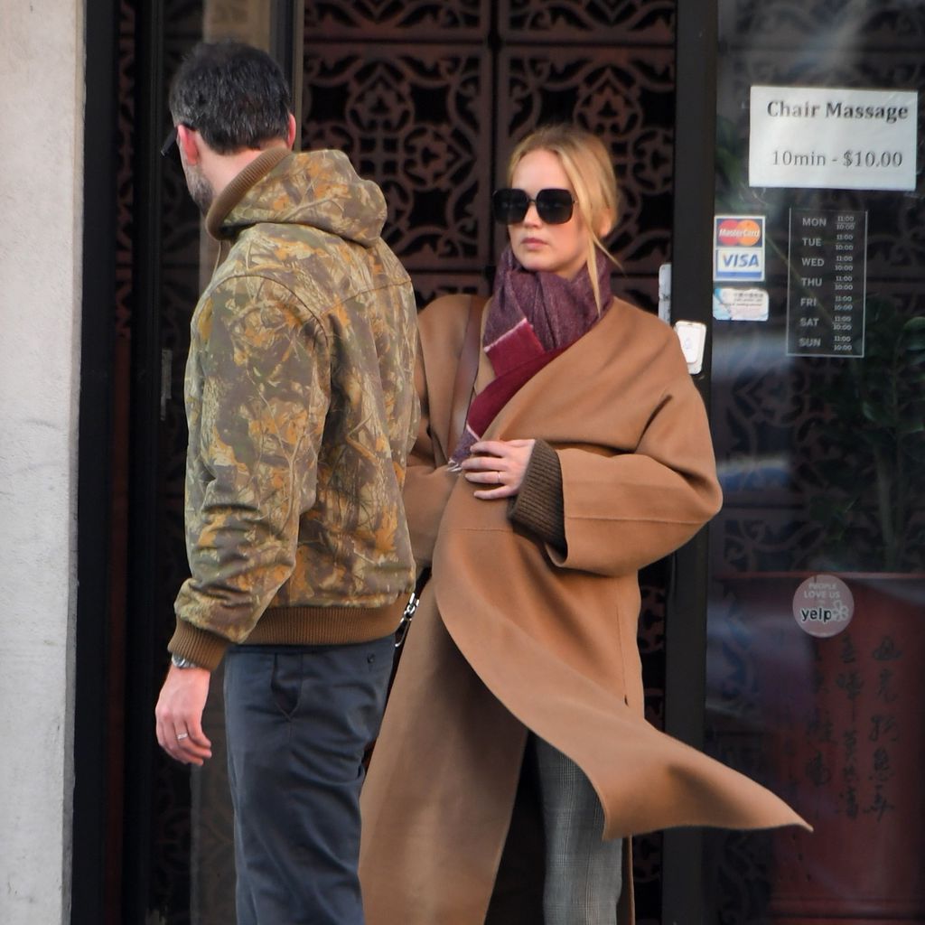 Cooke Maroney und Jennifer Lawrence, November 2019