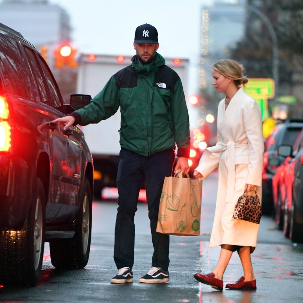 Cooke Maroney und Jennifer Lawrence in New York