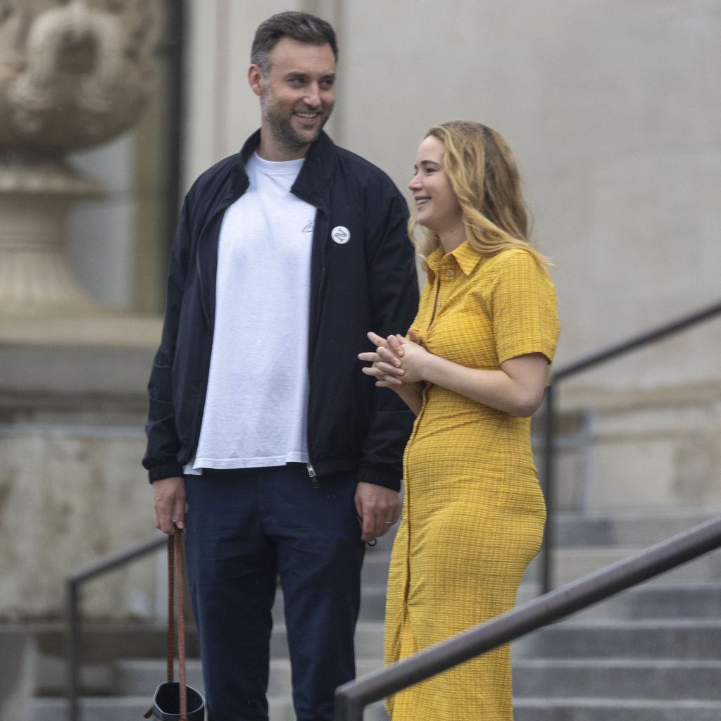 Cooke Maroney und Jennifer Lawrence im Juni 2021