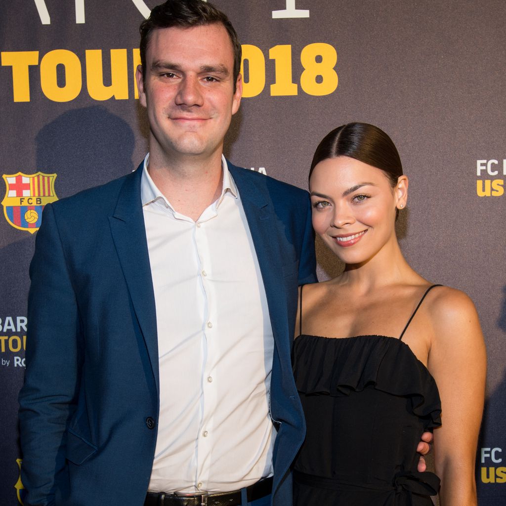 Cooper und Scarlett Hefner bei der FC Barcelona Welcome Party