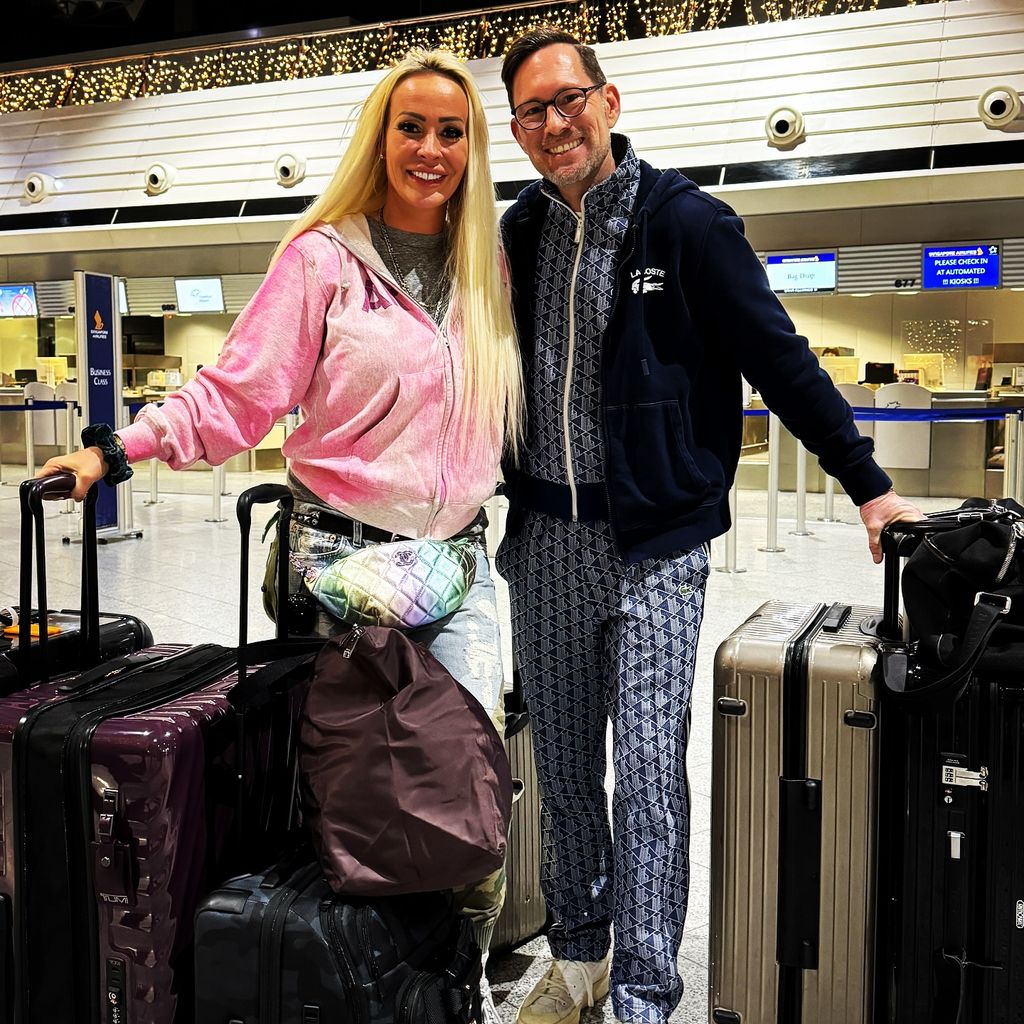 Cora Schumacher mit Jörg Kunze