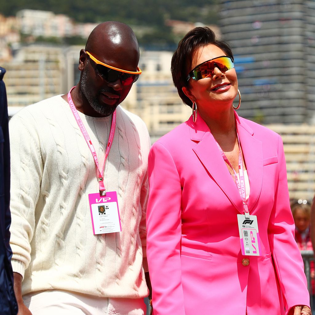 Corey Gamble und Kris Jenner in Monaco