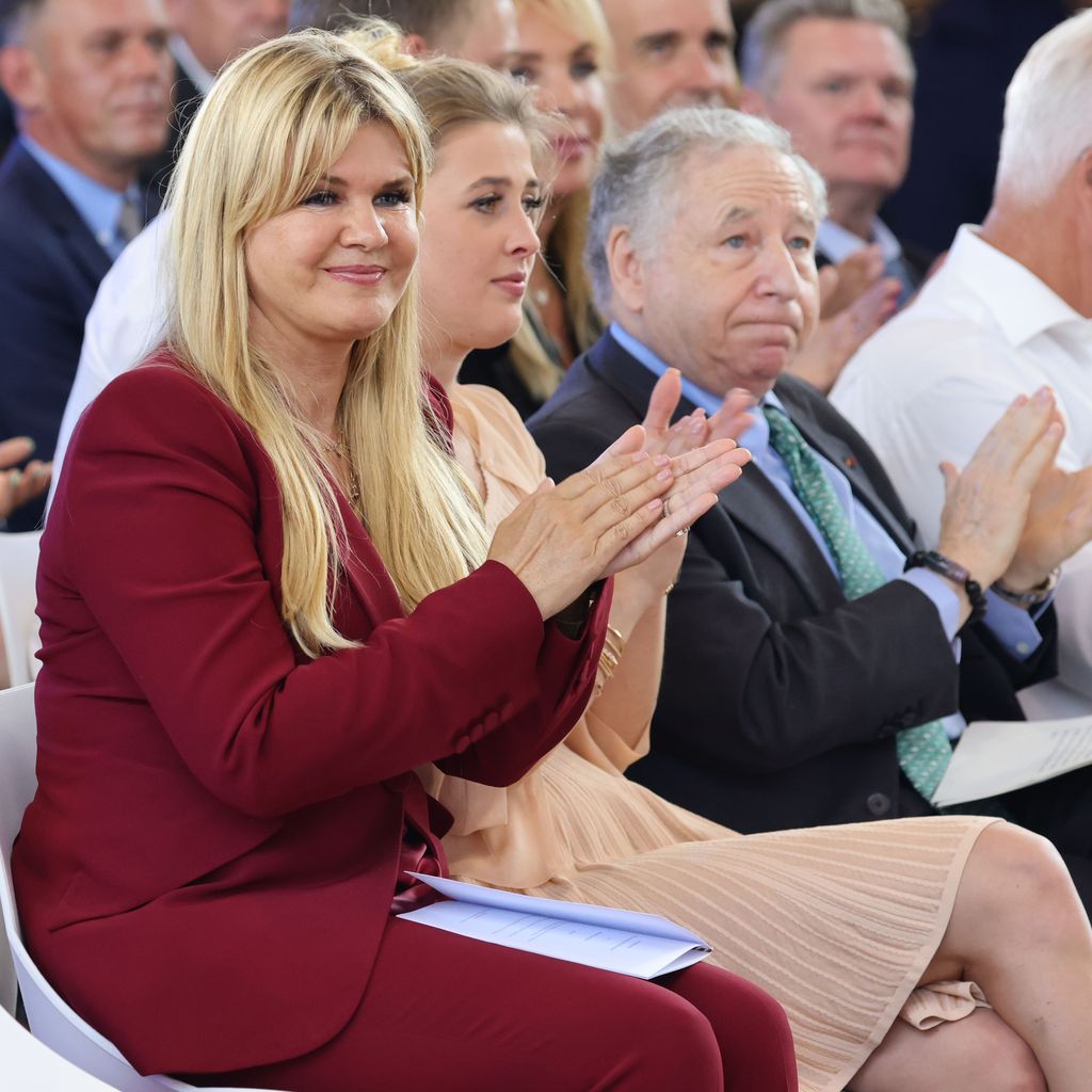 Corinna Schumacher, ihre Tochter Gina und Jean Todt