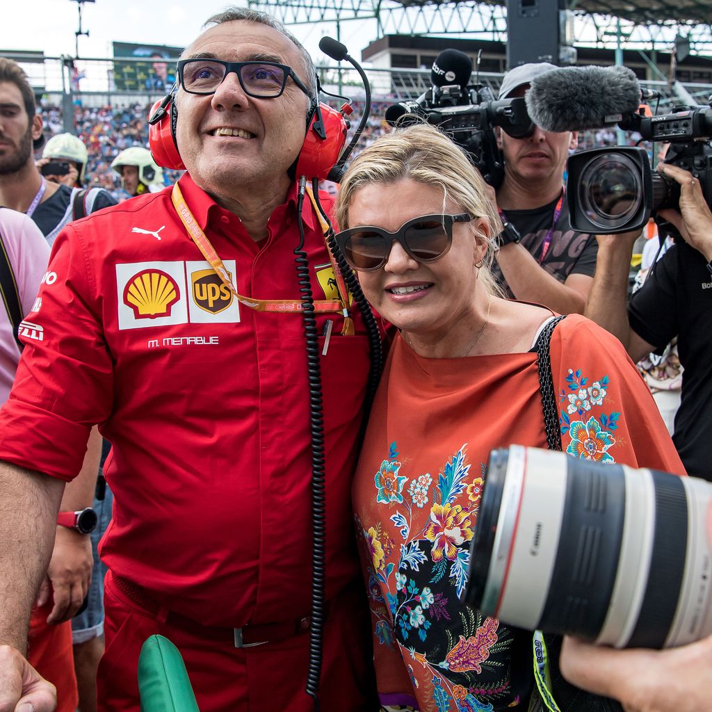 Corinna Schumacher in Mogyorod, Ungarn