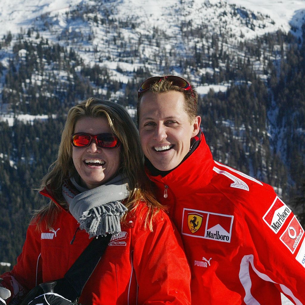 Corinna und Michael Schumacher im Januar 2005