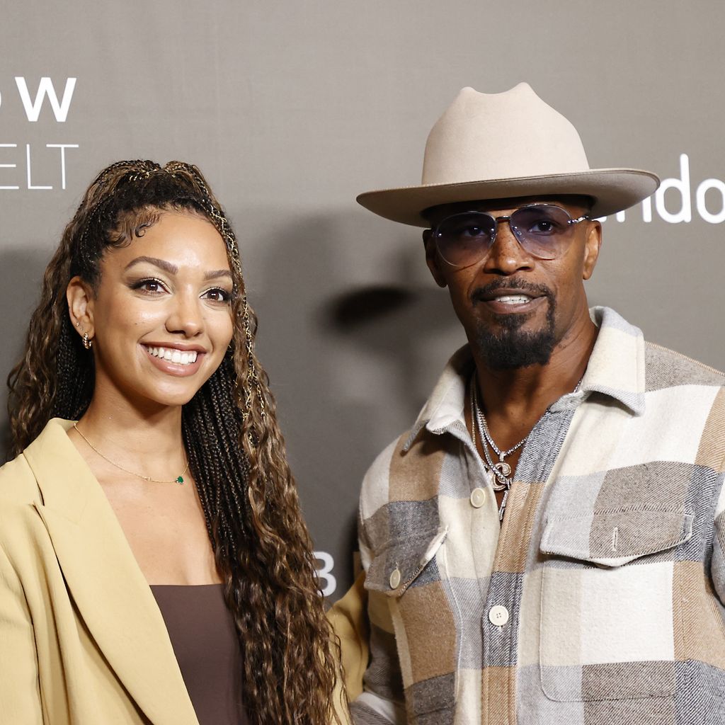 Corinne und Jamie Foxx bei der Premiere von "Below the Belt"