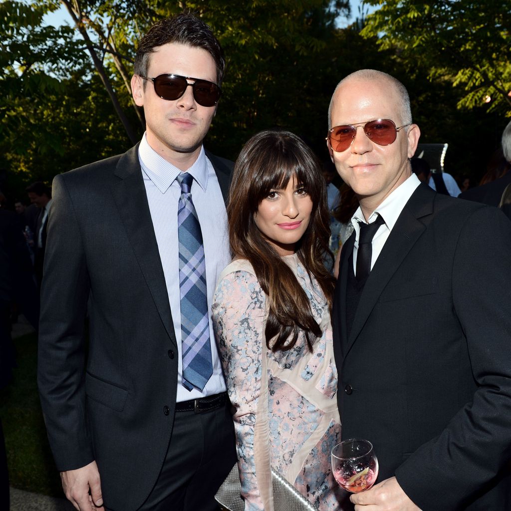 Cory Monteith, Lea Michele und Regisseur Ryan Murphy beim Butterfly Ball 2012