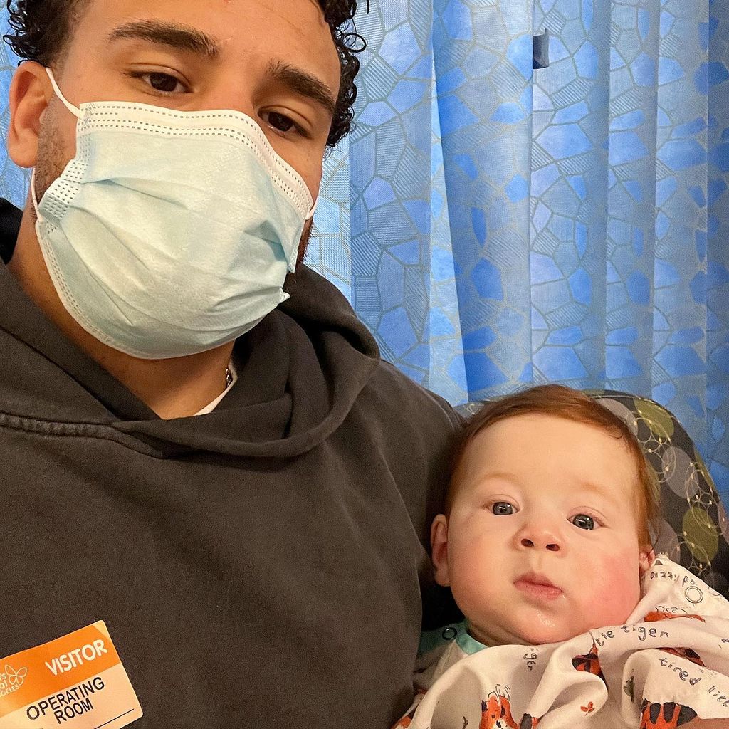 Cory Wharton und seine Tochter Maya im Januar 2023