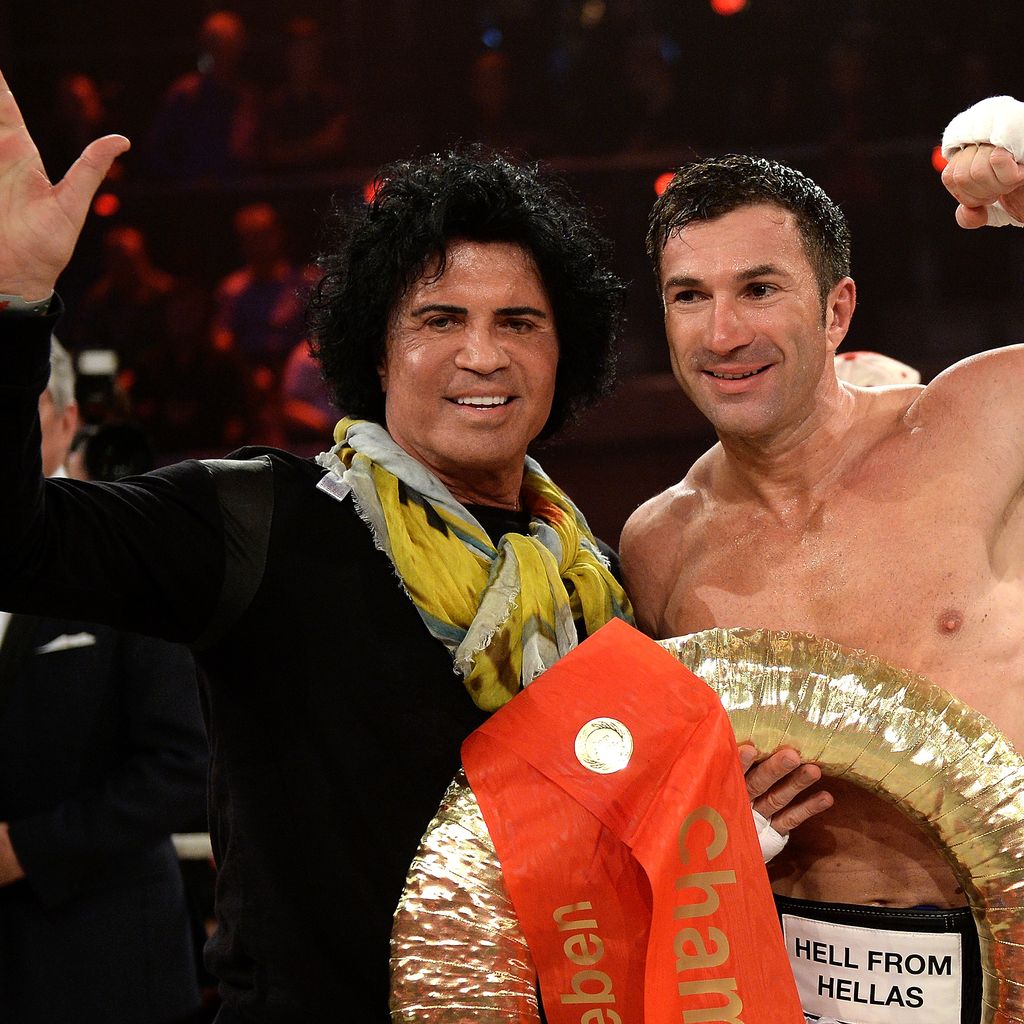 Costa und Lucas Cordalis beim Promiboxen 2014
