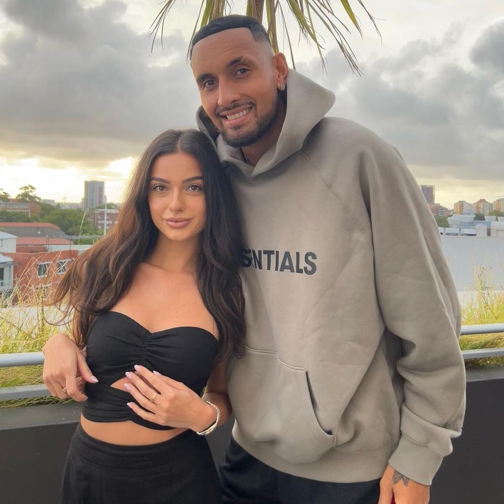 Costeen Hatzi und Nick Kyrgios im Dezember 2022
