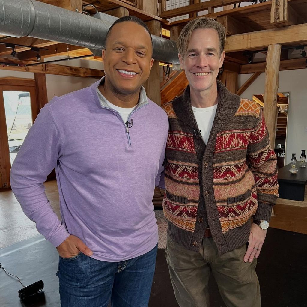 Craig Melvin und James Van Der Beek im Dezember 2025