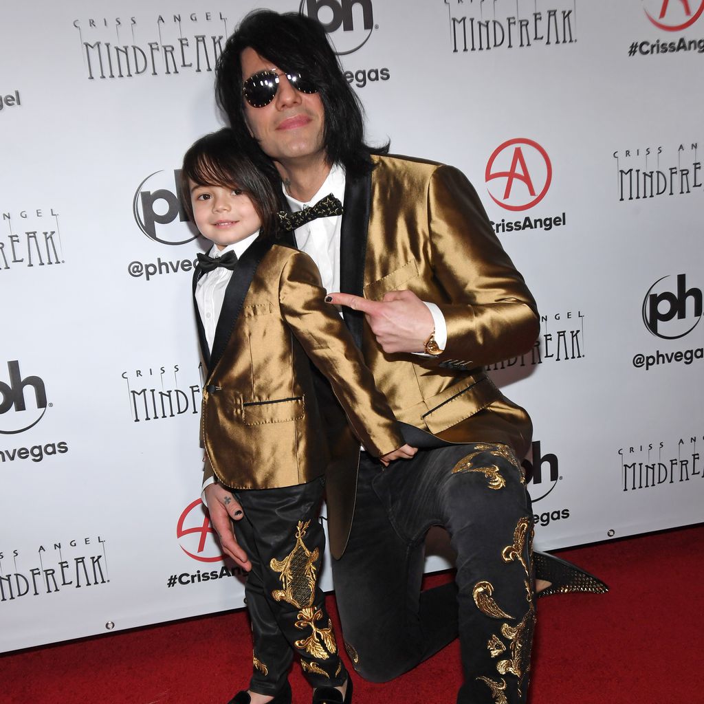 Criss Angel und sein Sohn Johnny Crisstopher