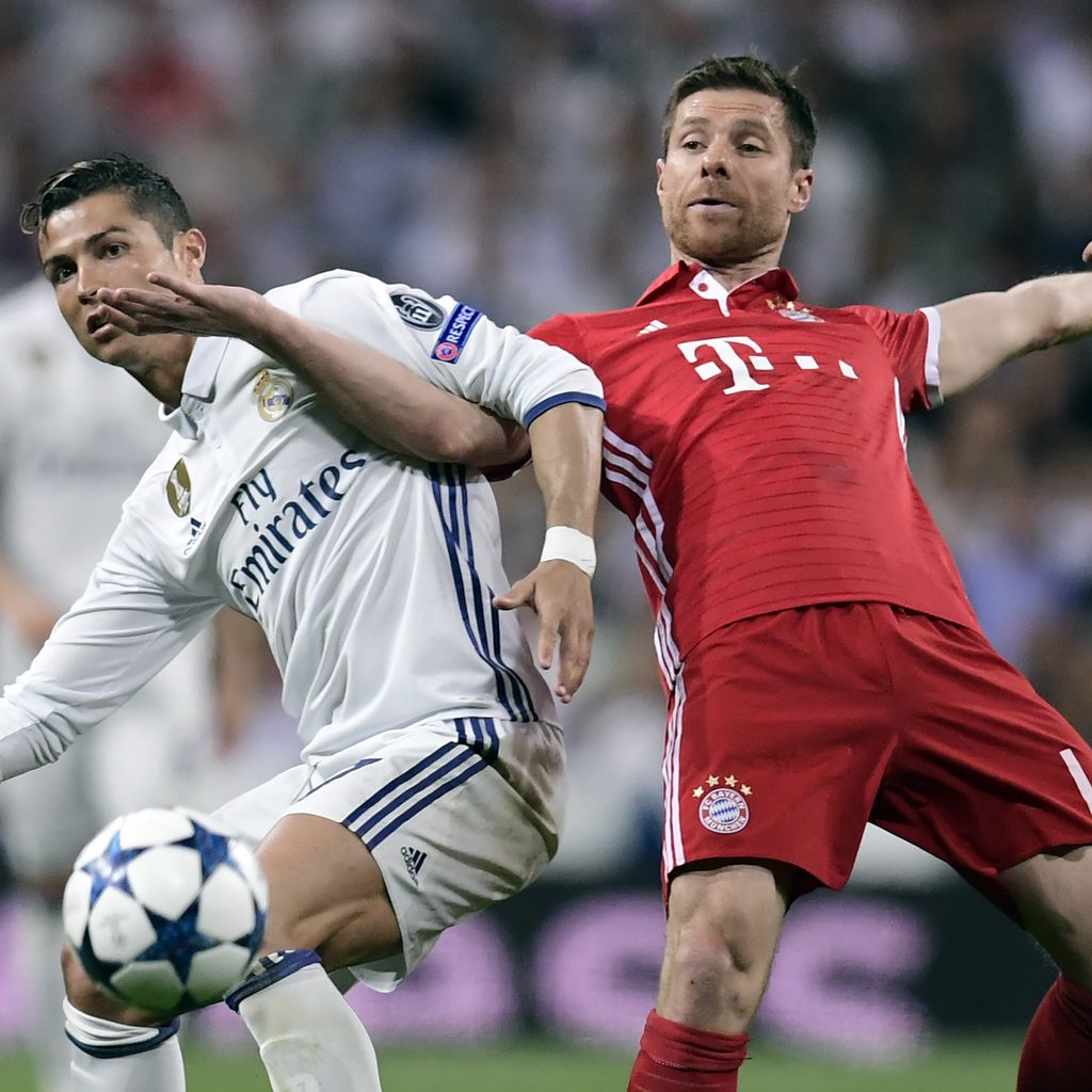Cristiano Ronaldo und Xabi Alonso beim Champions-League-Viertelfinale 2017 in Madrid