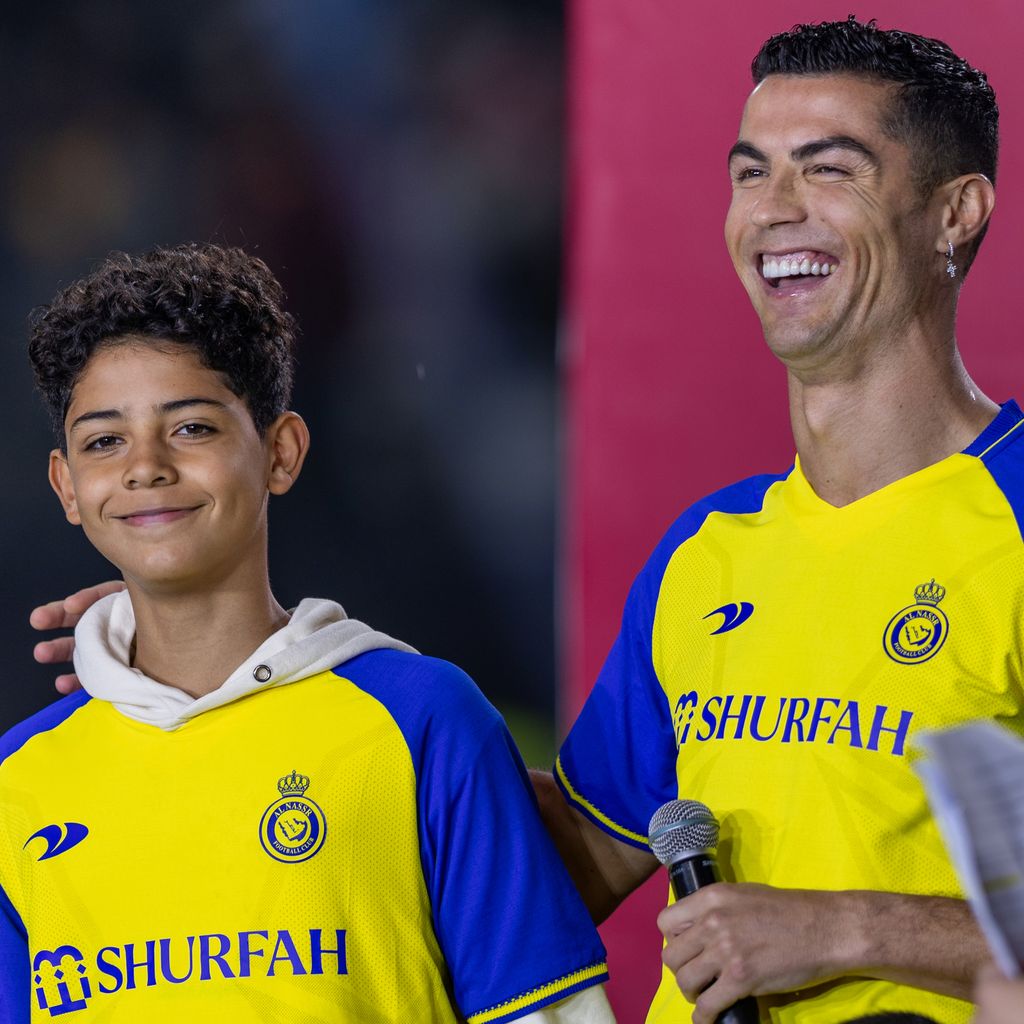 Cristiano Ronaldo Jr. und sein Vater Cristiano Ronaldo
