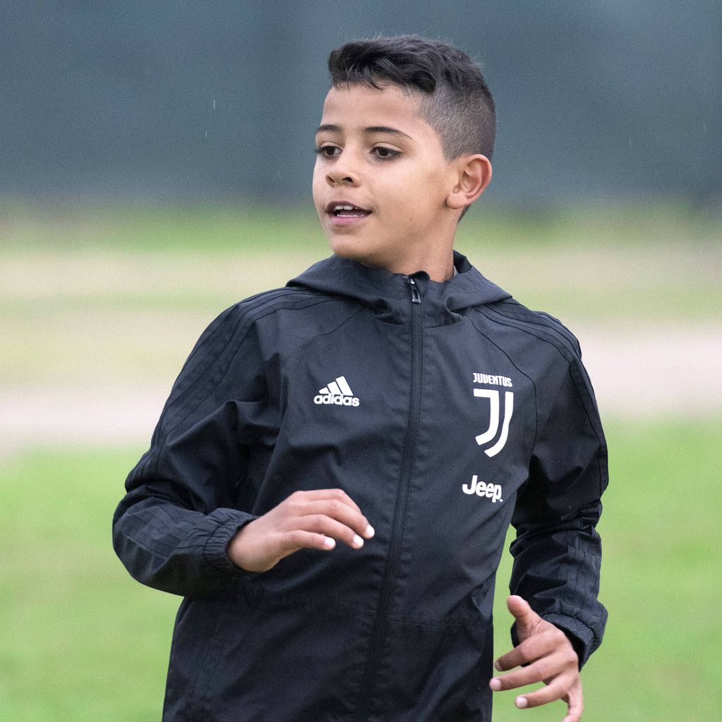 Cristiano Ronaldo Junior beim Fußball-Training