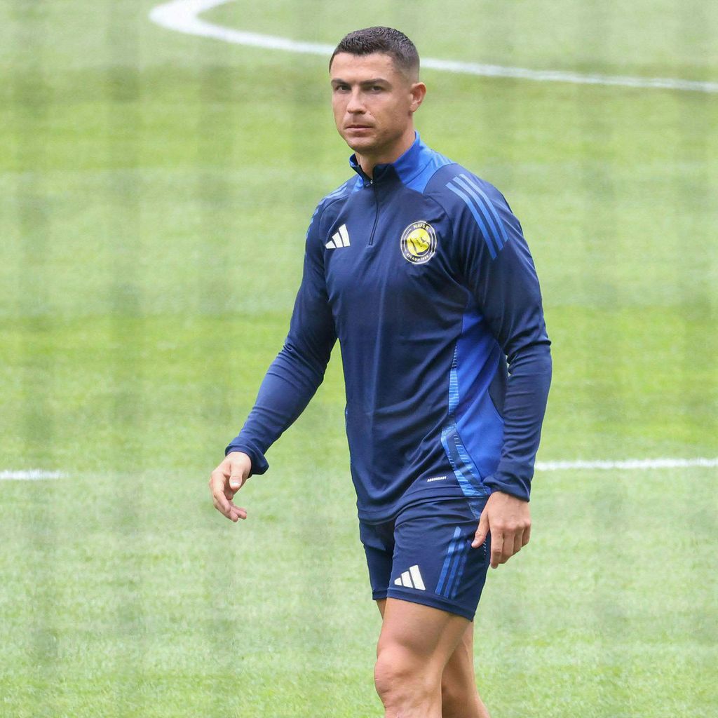Cristiano Ronaldo im Trainingscamp von Al-Nassr in Österreich, Juli 2025