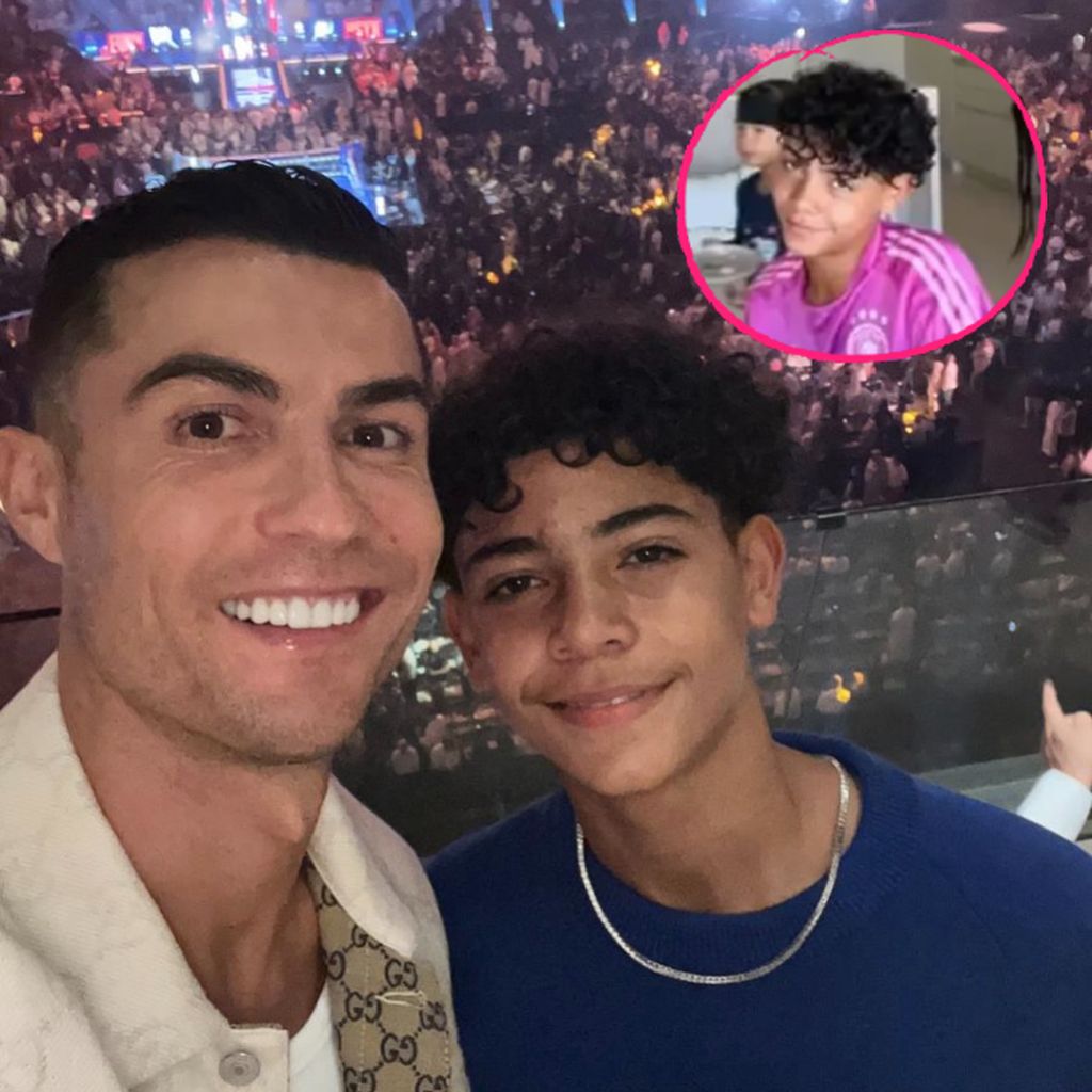 Cristiano Ronaldo und Cristiano Ronaldo Jr.