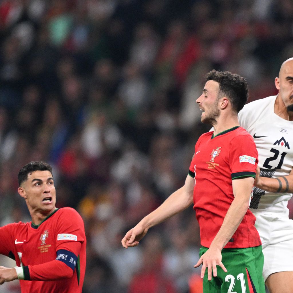Cristiano Ronaldo und Diogo Jota bei der EM 2024