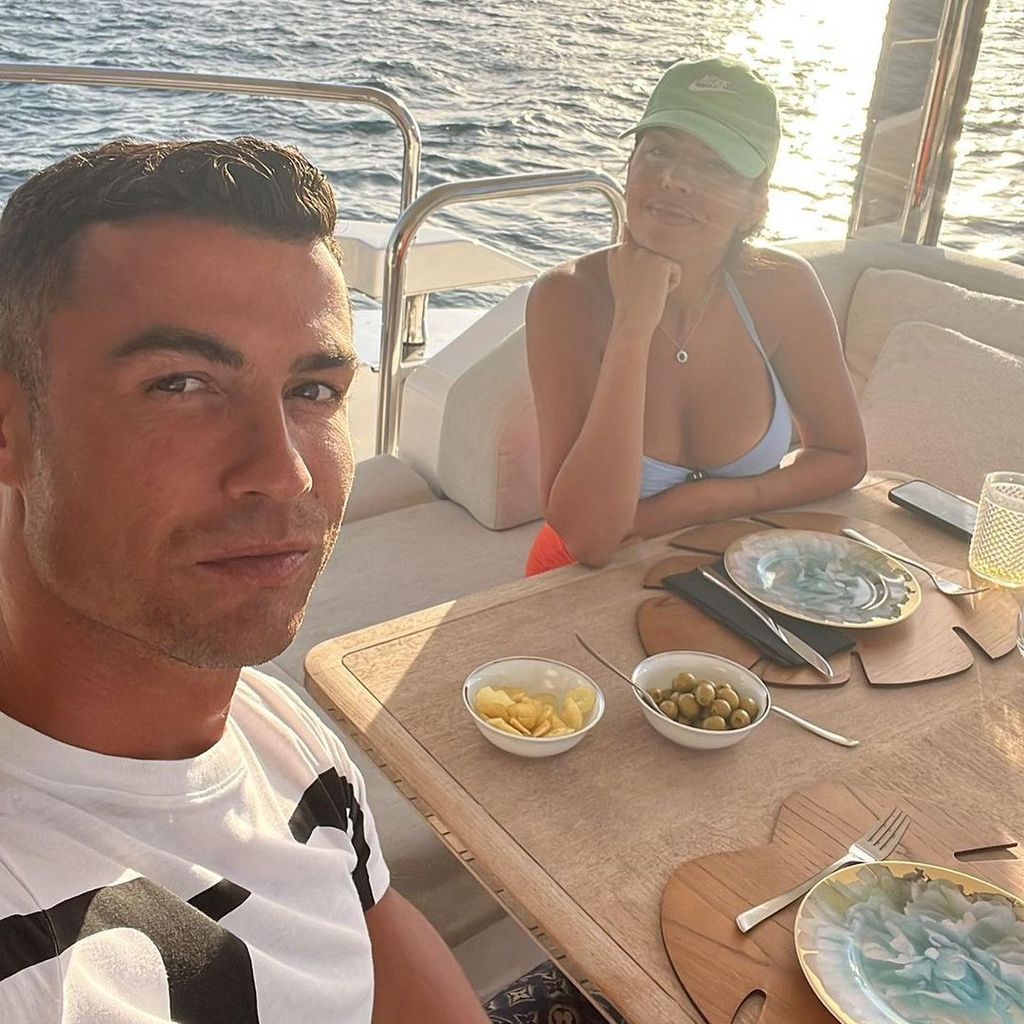 Cristiano Ronaldo und Georgina Rodriguez im Juli 2023