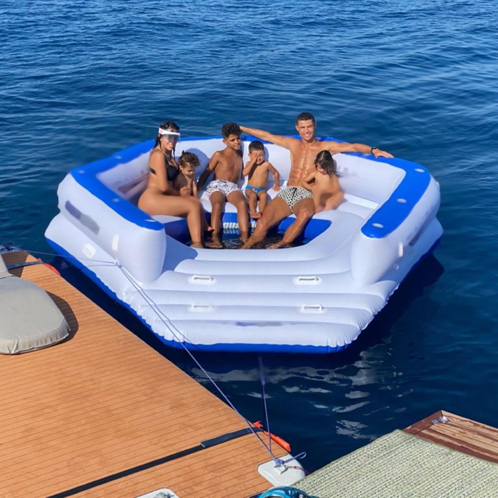 Cristiano Ronaldo, Fußballer, und Georgina Rodríguez, Model