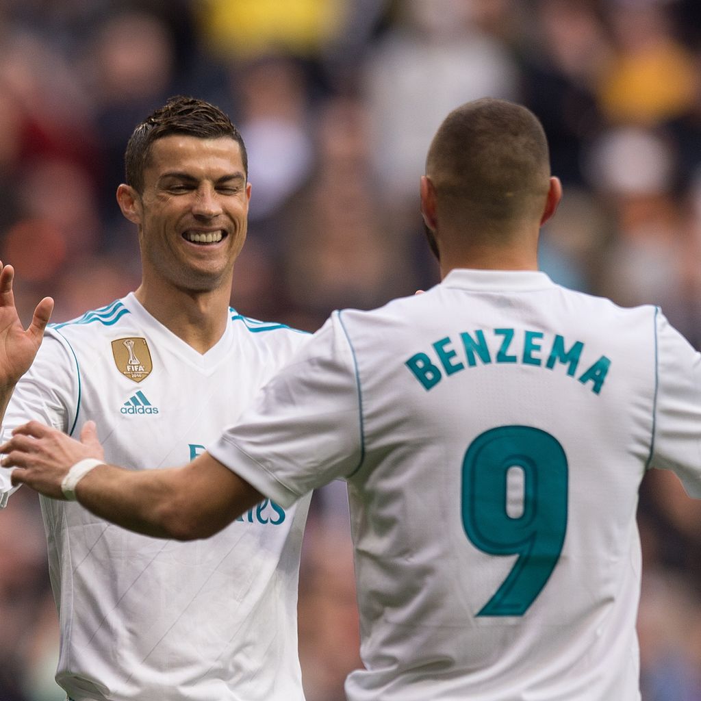 Cristiano Ronaldo und Karim Benzema, November 2017