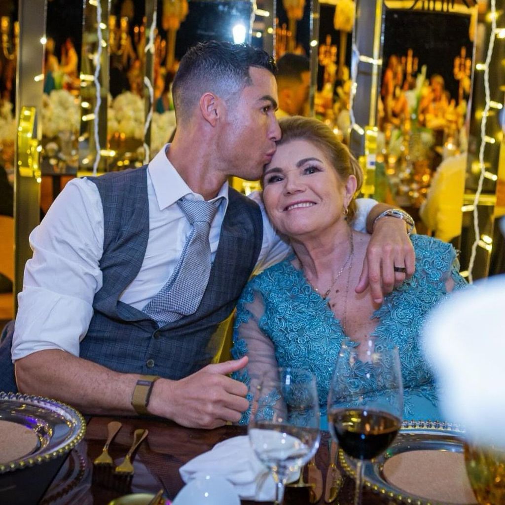 Cristiano Ronaldo und seine Mutter