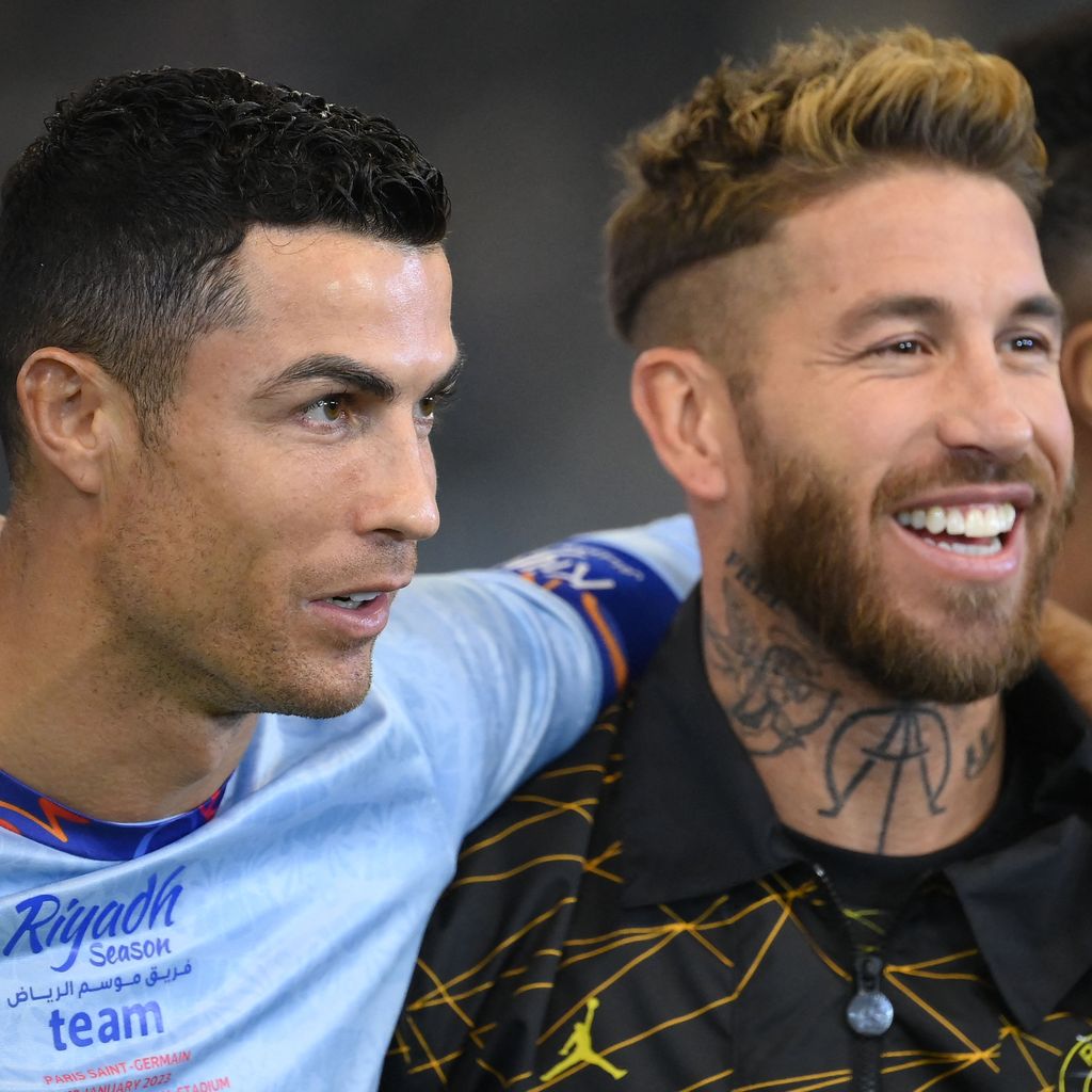 Cristiano Ronaldo und Sergio Ramos, Januar 2023