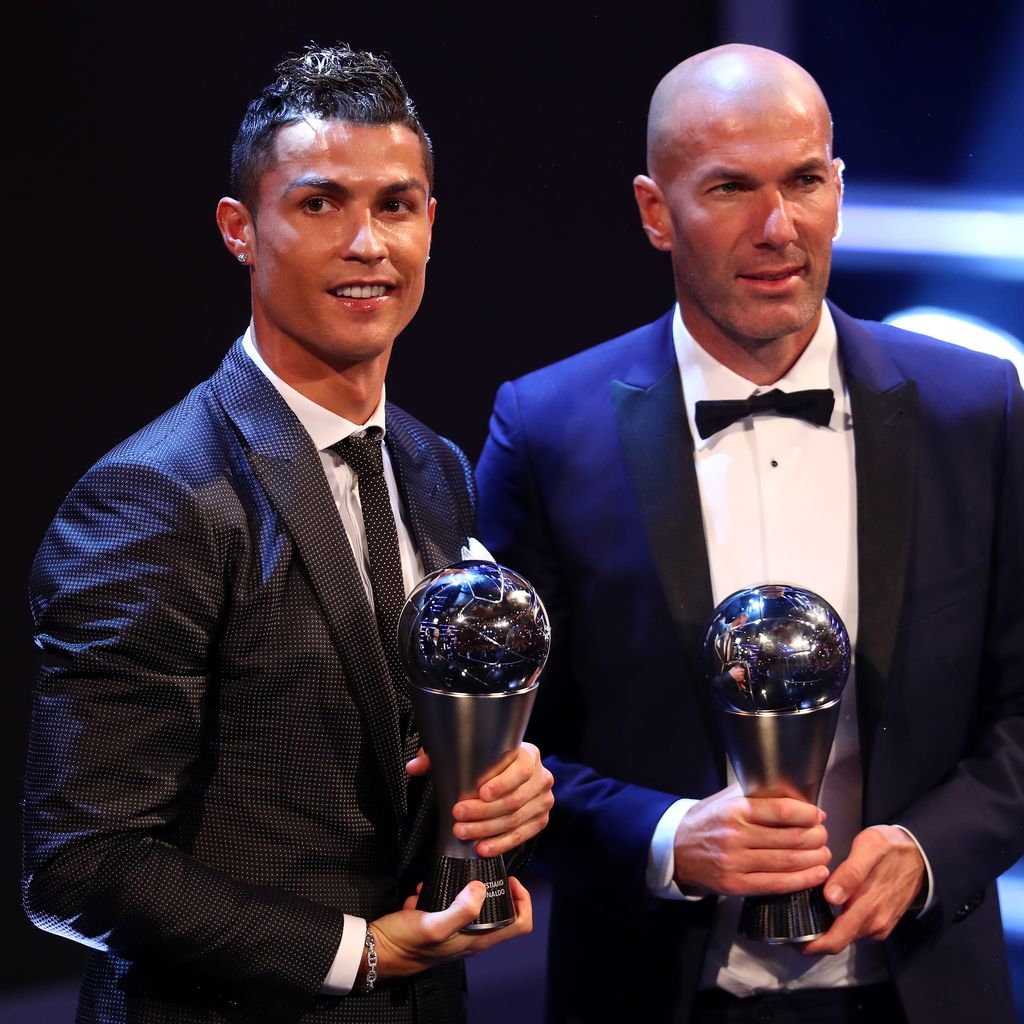 Cristiano Ronaldo und Zinedine Zidane, 2017