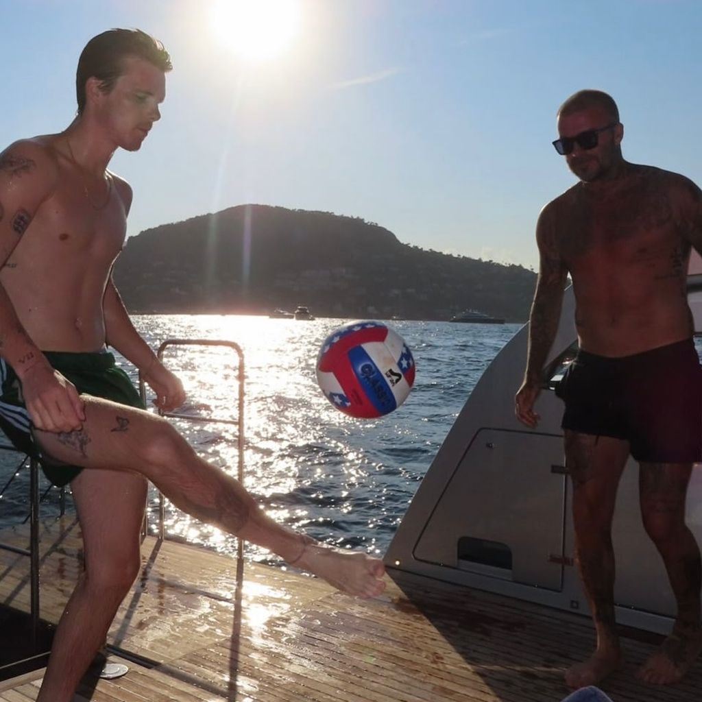 Cruz und David Beckham im August 2025