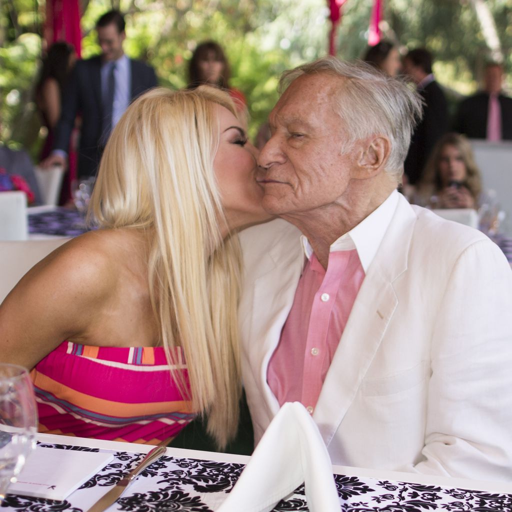 Crystal Harris und Hugh Hefner, Mai 2013