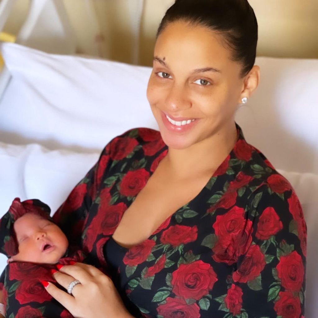 Crystal Smith mit ihrer Tochter Isabella Rose