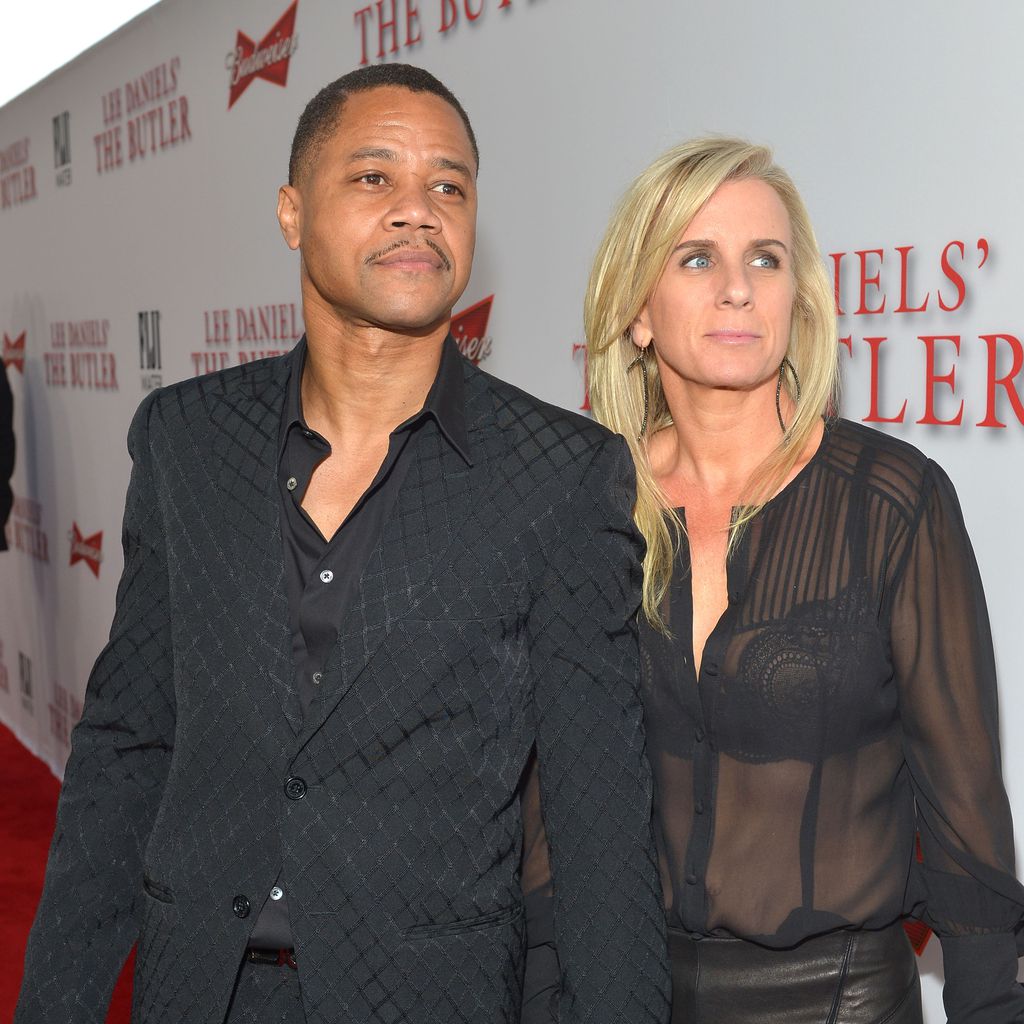Cuba Gooding Jr. und Sara Kapfer bei der Premiere von "The Butler"