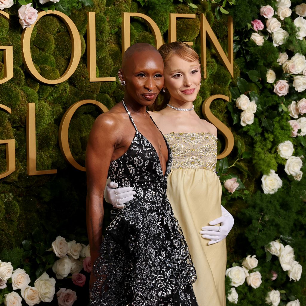 Cynthia Erivo und Ariana Grande bei den Golden Globes 2025