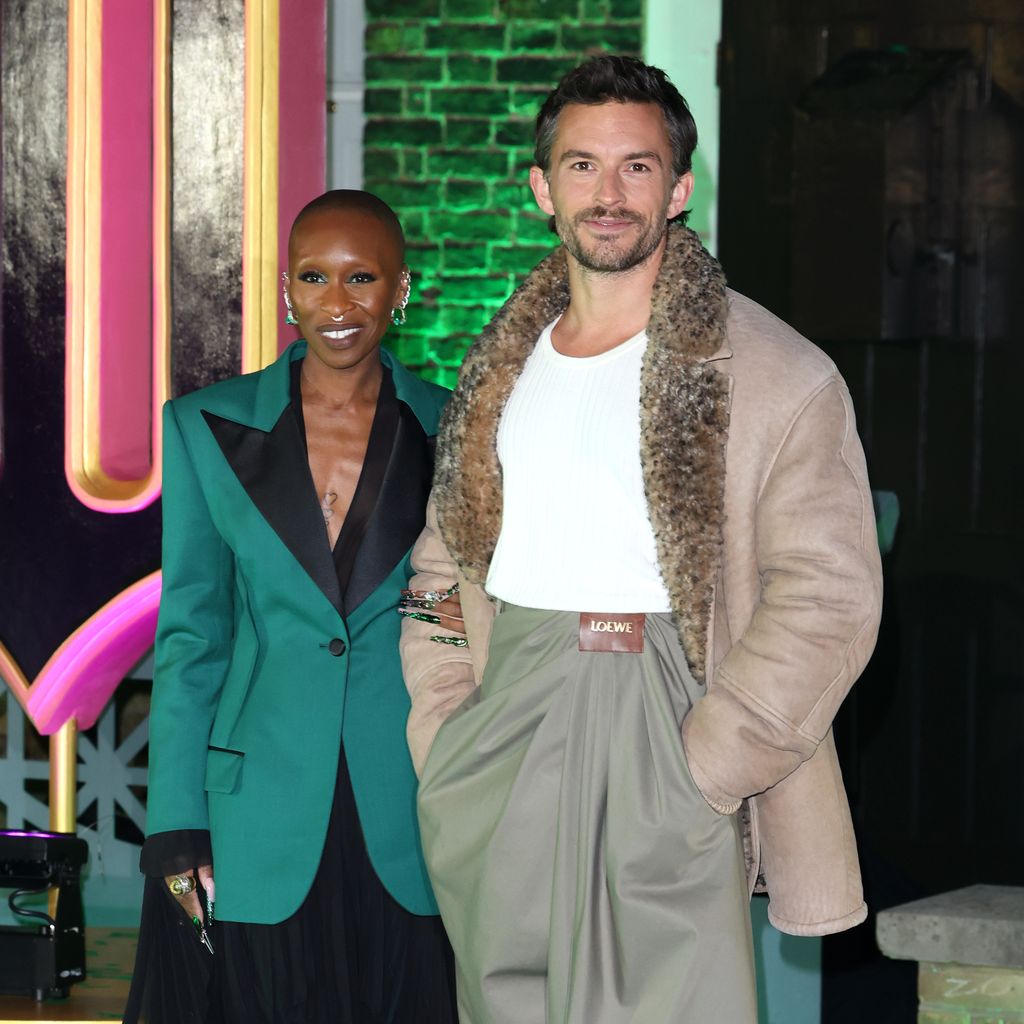 Die "Wicked"-Darsteller Cynthia Erivo und Jonathan Bailey in London