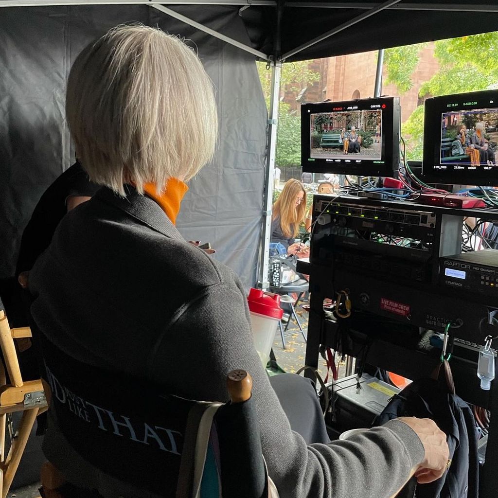 Cynthia Nixon am "And Just Like That..."-Set