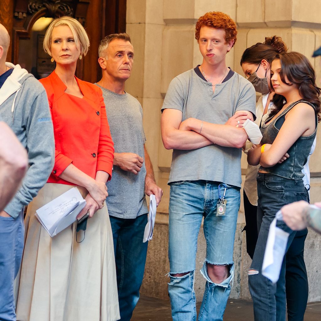 Cynthia Nixon, David Eigenberg und Niall Cunningham