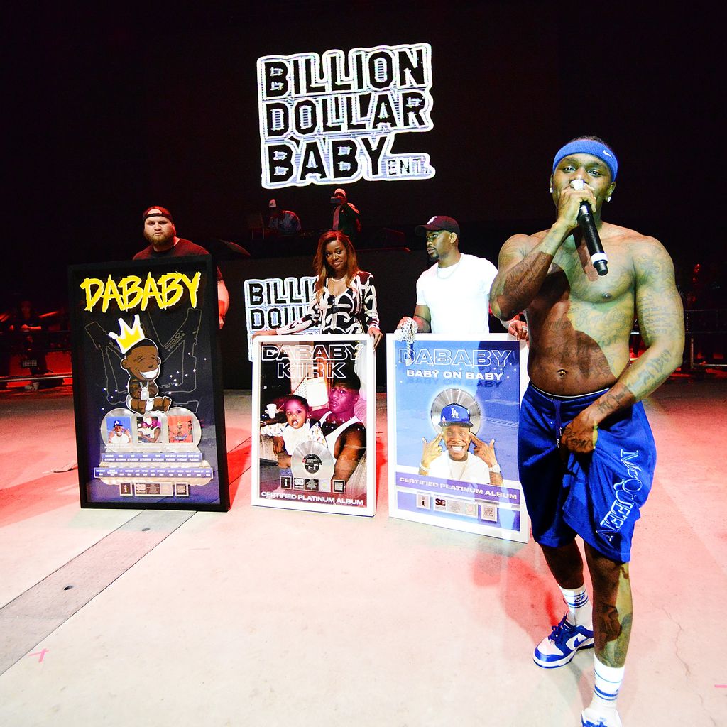 DaBaby bei einem Konzert in Orlando im April 2021