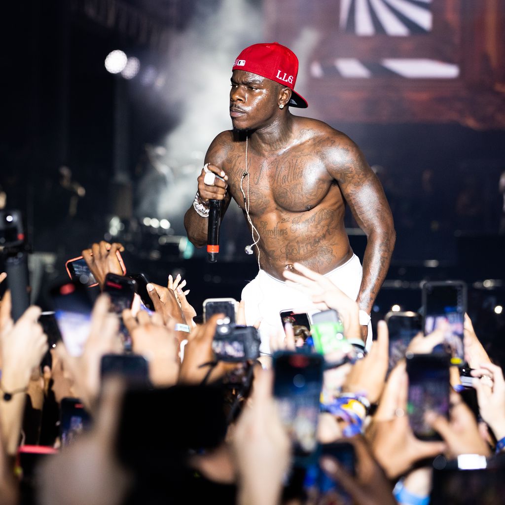 DaBaby auf dem Rolling Loud Festival im Juli 2021 in Miami