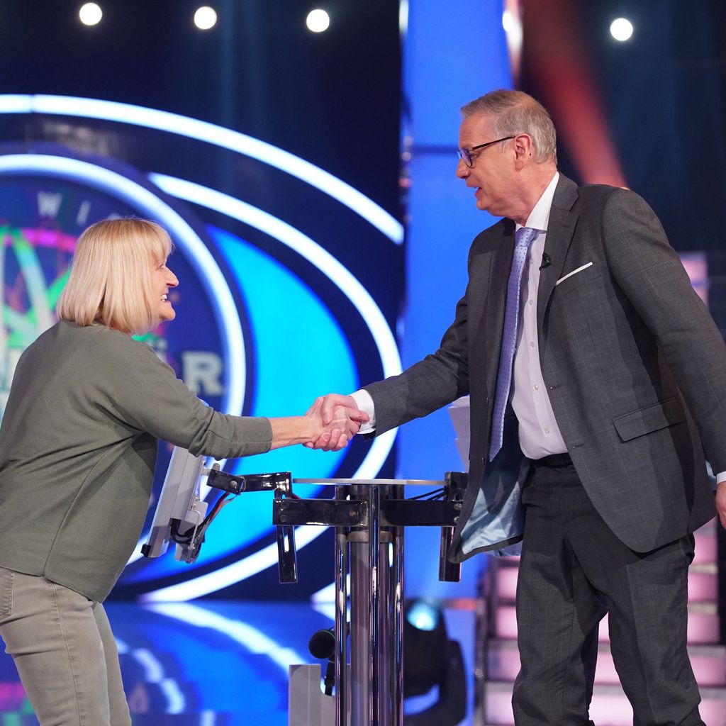 Dagmar Sprenger-Fuchs und Günther Jauch bei "Wer wird Millionär?"