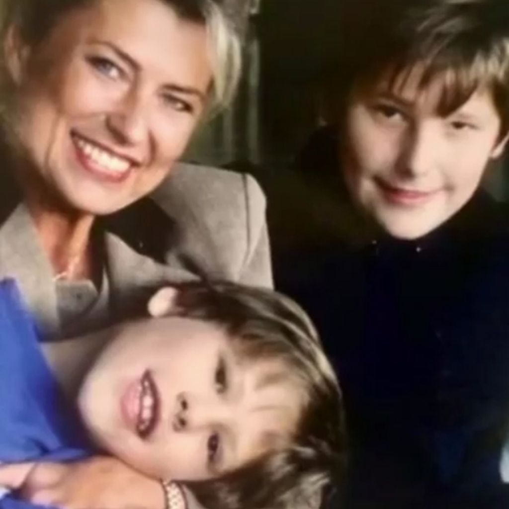 Dagmar Wöhrl mit ihren Söhnen Emanuel und Marcus