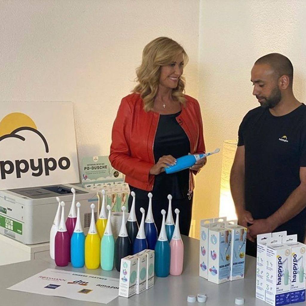 Dagmar Wöhrl und Happypo-Gründer Oliver Elsoud