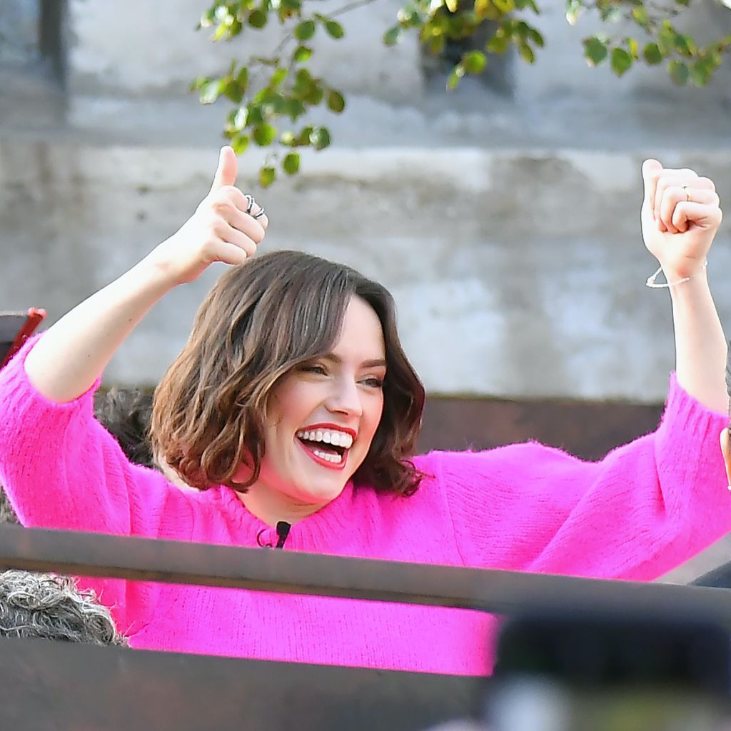 Daisy Ridley in Disneyland in Kalifornien
