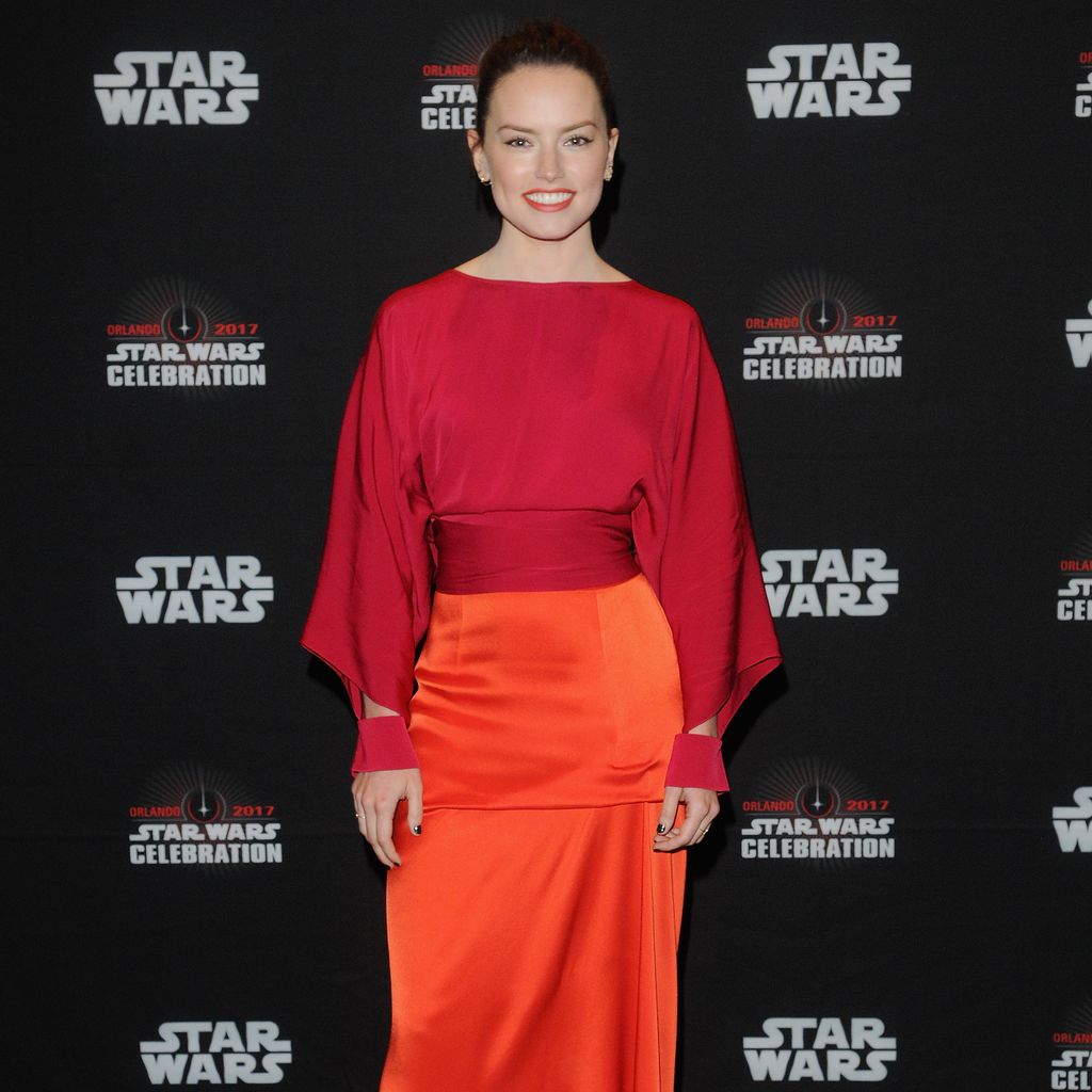 Daisy Ridley beim "Star Wars: The Last Jedi"-Panel in Orlando