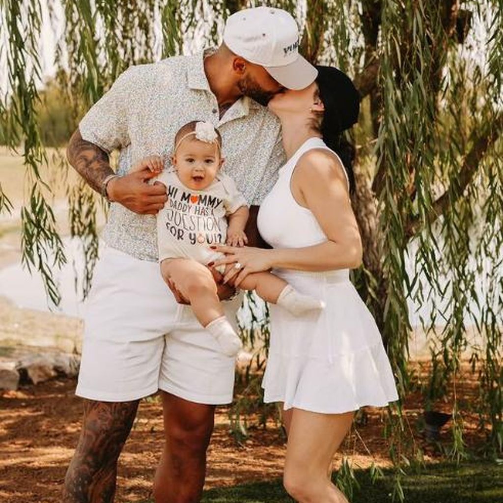 NFL-Star Dak Prescott und seine Familie im Oktober 2024