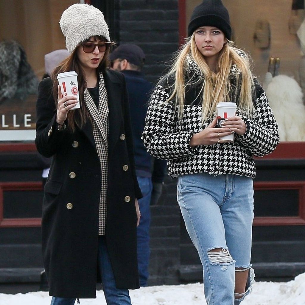 Dakota Johnson und Apple Martin in Aspen